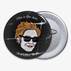 Badge Twilight Edward Cullen version noir charbon
