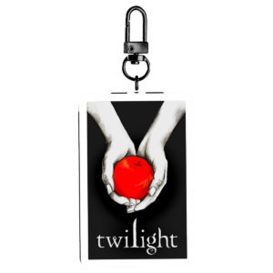 Porte-clés du Tome 1 de Twilight version noir charbon